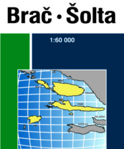 Auto karta - Hvar, Vis, Brač, Šolta